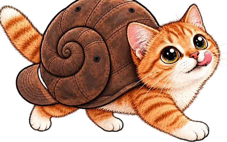 CAPCAT with a spiral snail-shell cap